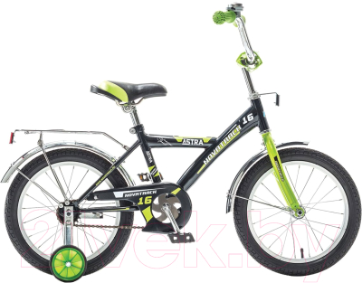 Детский велосипед Novatrack Astra 163BK5 (черный)