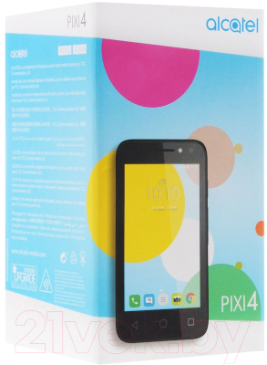 Смартфон Alcatel One Touch Pixi 4 / 4034D (белый)