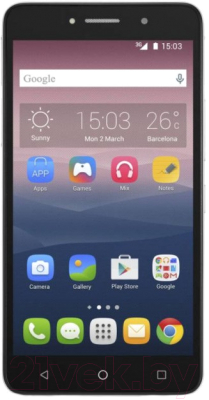 Смартфон Alcatel One Touch Pixi 4(6) / 8050D (серебристый)