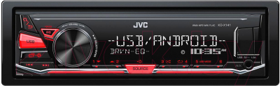 Бездисковая автомагнитола JVC KD-X141