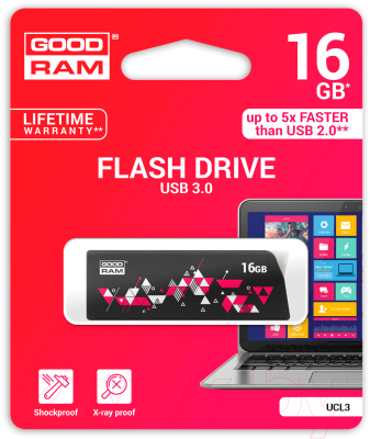 Usb flash накопитель Goodram UCL3 16GB (UCL3-0160K0R11)