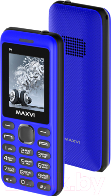 Мобильный телефон Maxvi P1 (черный/синий)