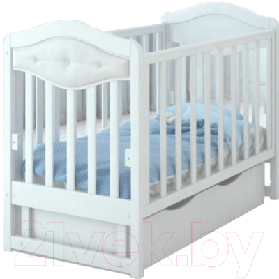 Детская кроватка Miracolo Delux (белый)