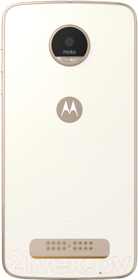 Смартфон Motorola Moto Z Play XT1635-02 32GB Dual Sim / SM4425AD1U1 (белый/золото)