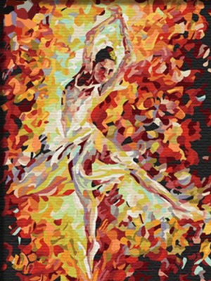 Картина по номерам Menglei Балерина (ME042)