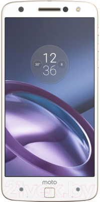 Смартфон Motorola Moto Z XT1650-03 32GB Dual Sim / SM4389AD1U1 (белый/золото)