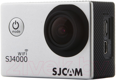 Экшн-камера SJCAM SJ4000 WiFi / 44684 (серебристый)