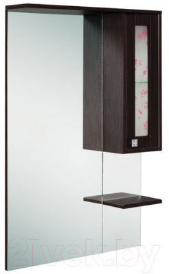 Шкаф с зеркалом для ванной Onika Сакура 70.102 (207012)