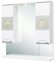 Шкаф с зеркалом для ванной Onika Флорена 78.01 (207802) - 