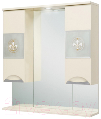 Шкаф с зеркалом для ванной Onika Флорена 78.01 (207803)