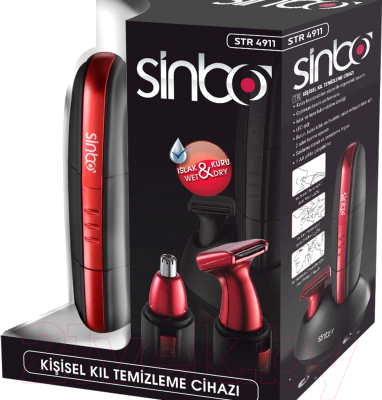 Машинка для стрижки волос Sinbo STR-4911 (красный)
