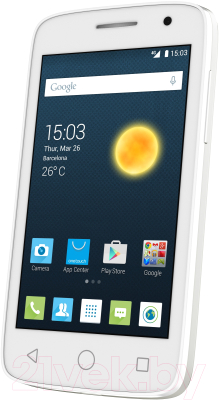 Смартфон Alcatel One Touch Pop 2 Pure / 4045D (белый)