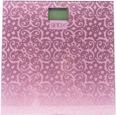 Напольные весы электронные Sinbo SBS 4430 (пурпуный)