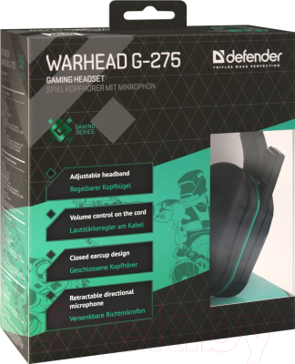 Наушники-гарнитура Defender Warhead G-275 / 64122