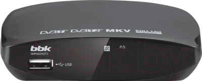 Тюнер цифрового телевидения BBK SMP002HDT2 (темно-серый)