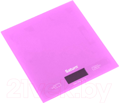 Кухонные весы Saturn ST-KS7810 (розовый)