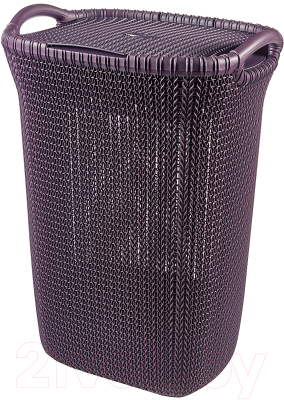 Корзина для белья Curver Knit 03676-X66-00 / 228390 (фиолетовый)