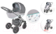 Миниатюра изображения товара Детская универсальная коляска Adamex Barletta 2 в 1 (Mint Dream)