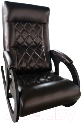 Кресло-качалка Calviano Бастион 1 Ромбус (темно-коричневый)