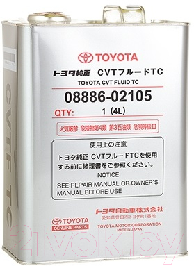 Трансмиссионное масло Toyota CVT Fluid TC / 0888602105 (4л)