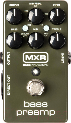 Педаль басовая MXR M81 Bass Preamp