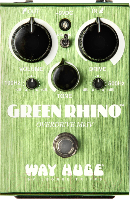 Педаль электрогитарная Dunlop Manufacturing WHE202 Green Rhino Overdrive