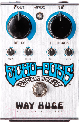 

Педаль электрогитарная Dunlop Manufacturing, WHE702S Echo-Puss Analog Delay