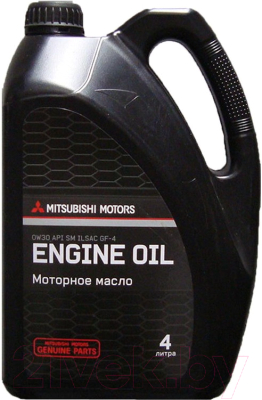 Моторное масло Mitsubishi Engine Oil SM GF-4 0W20 / MZ320751 (4л)