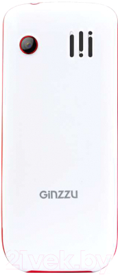 Мобильный телефон Ginzzu M201 Dual (белый/красный)