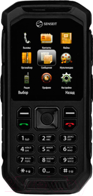 Мобильный телефон Senseit Р300 (черный)
