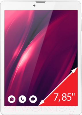 Планшет Ginzzu GT-7810 8Gb 3G (белый)