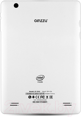 Планшет Ginzzu GT-7810 8Gb 3G (белый)