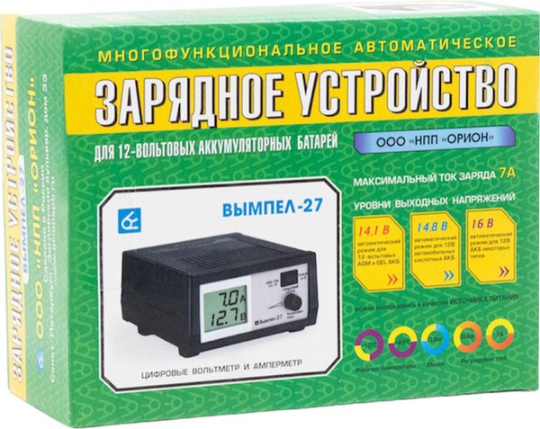 Зарядное устройство для аккумулятора Вымпел 27 2045
