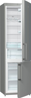 Холодильник с морозильником Gorenje NRK6201GHX