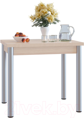 Обеденный стол Сокол-Мебель СО-1м (беленый дуб)