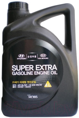 Моторное масло Hyundai/KIA Super Extra Gasoline 5W30 / 0510000410 (4л)