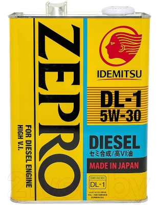 Моторное масло Idemitsu Zepro Diesel 5W30 DL-1 / 2156041 (4л)