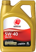 Моторное масло Idemitsu 5W40 SN/CF / 30015046-746 (4л) - 