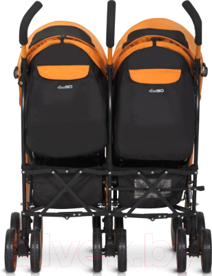 Детская прогулочная коляска EasyGo Duo Comfort (electric orange)