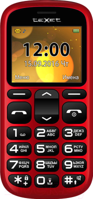 Мобильный телефон Texet TM-B306 (красный)