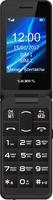 Мобильный телефон Texet TM-B206 (антрацит)