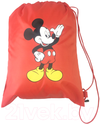 Мешок для обуви Ма-Дивия Ч010 / Ч015 (Mickey Mouse на красном фоне)