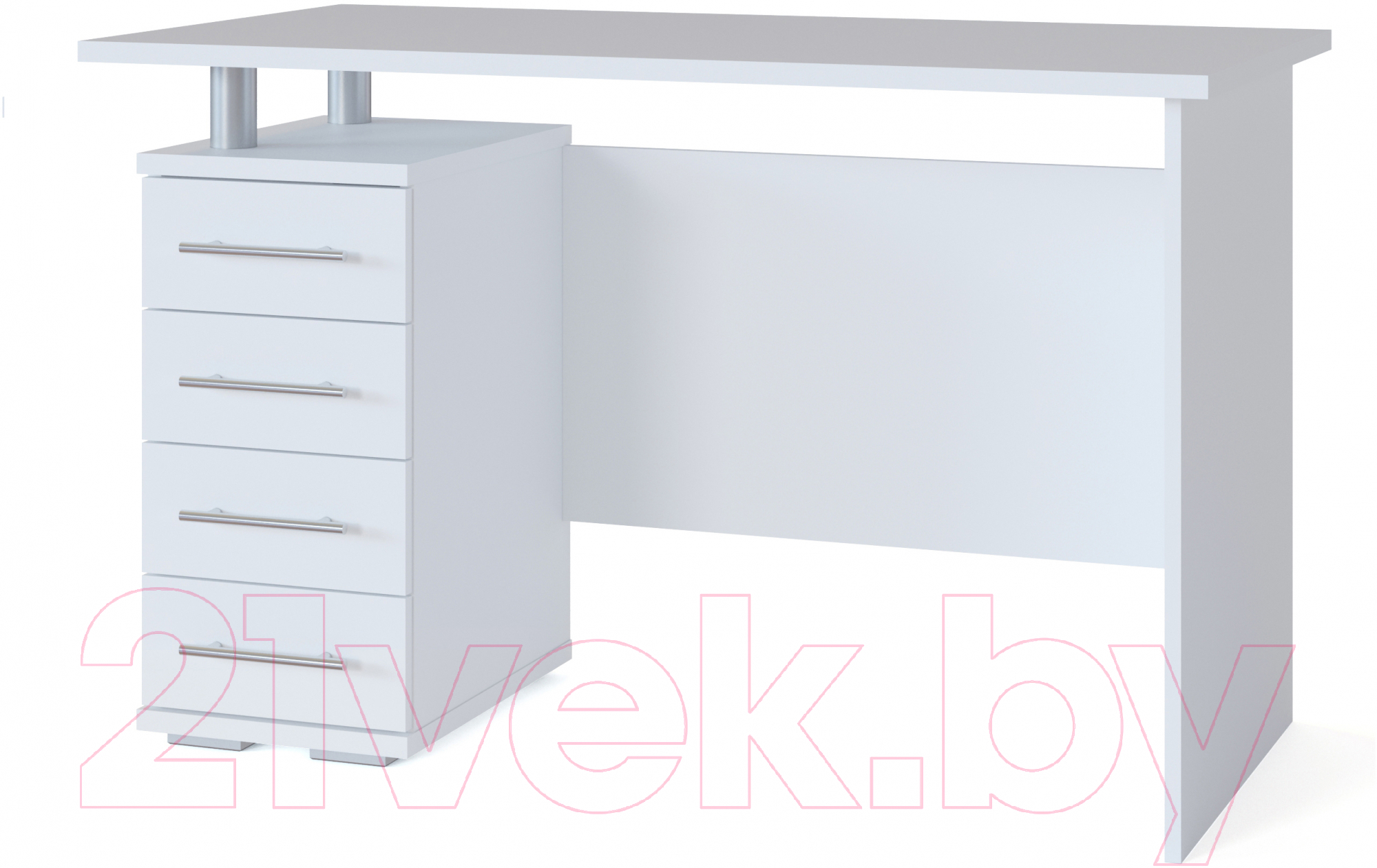 Письменный стол Сокол-Мебель КСТ-106.1 (белый)