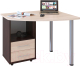 Письменный стол Сокол-Мебель КСТ-102 (левый, венге/беленый дуб) - 