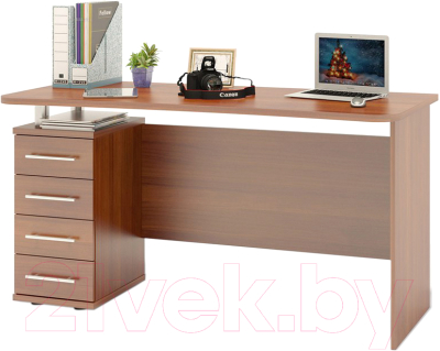 Письменный стол Сокол-Мебель КСТ-105.1 (испанский орех)