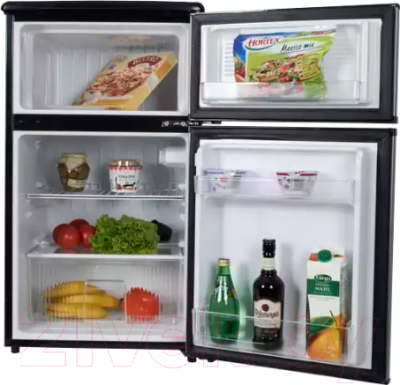 Холодильник с морозильником Shivaki SHRF-90DP