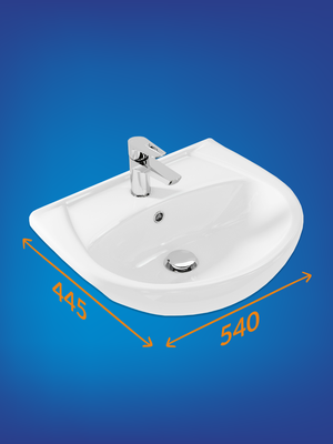 Умывальник Cersanit Erica 55 (S-UM-ERI-55-1-W)