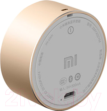 Портативная колонка Xiaomi MI Portable Bluetooth Speaker (золото)