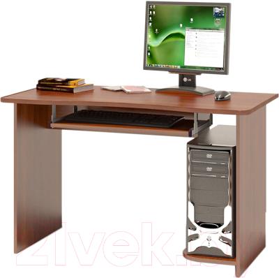 Компьютерный стол Сокол-Мебель КСТ-04.1 (испанский орех)