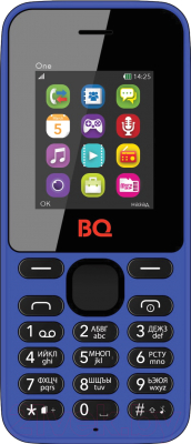 Мобильный телефон BQ One BQM-1828 (темно-синий)